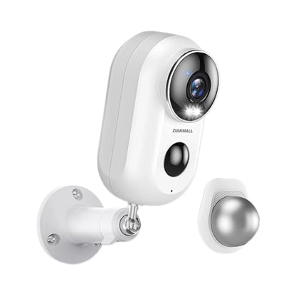 ZUMIMALL APP F5 Security Cameras Wireless Outdoor with Magnetic Mount, Battery Powered, 2.4G WiFi ,3MP Color Night Vision TechElect