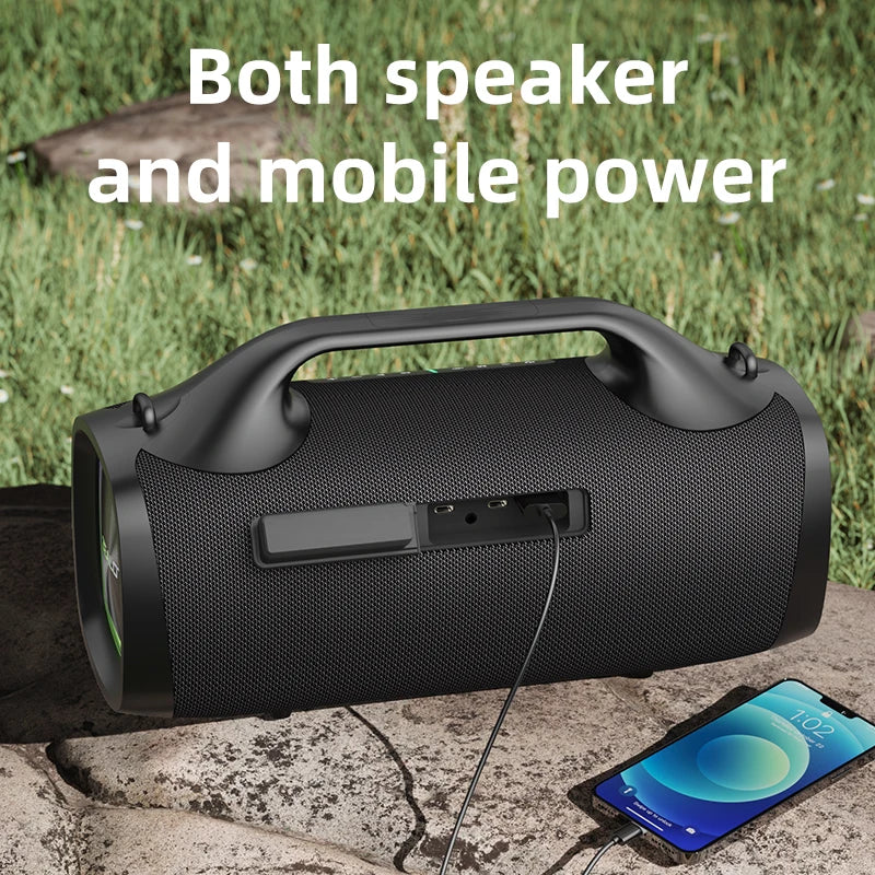 ZEALOT-S79 100W Loud Bluetooth Speaker with Stereo Sound, Built-in Power Bank, IPX6 Waterproof, for Party,Camping Techelectronicx