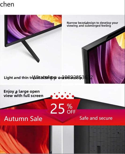 ZZ TV 8K Ultra HD Home LCD TV Full Screen Frameless Network Version TechElect