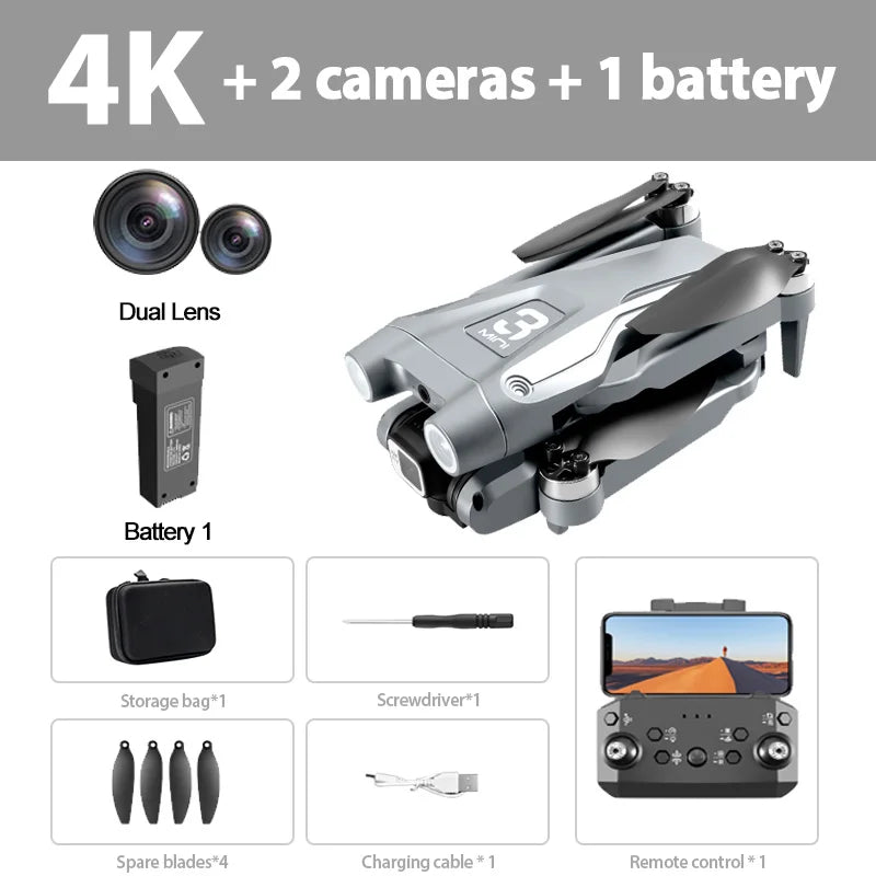 Xiaomi Mijia Z908 Pro /MAX 8K Drone ESC Professional 4K Dron Optical Flow Localization 3sided Obstacle Avoidance Quadcopter Toys Techelectronicx