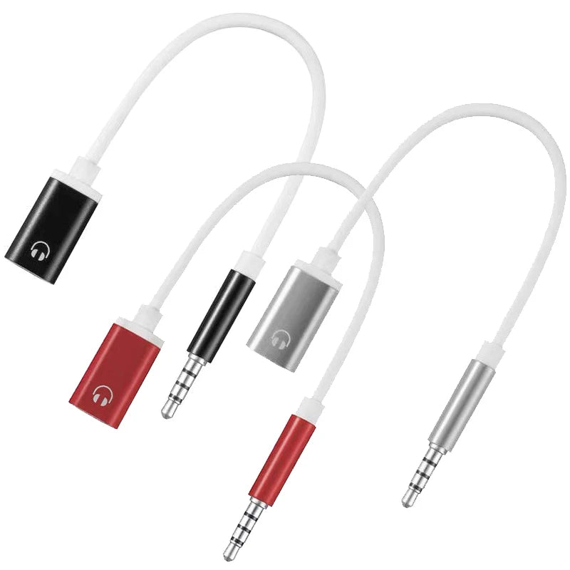 1 Pc 3.5mm Male To Type-C Female Headphone Aux Cable Converter Type-C To Flat Headphone Round Head Adapter Cable Techelectronicx