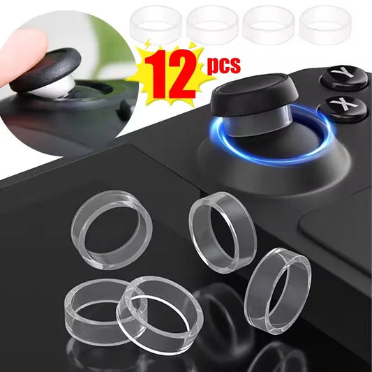 12/2X For Steam Deck Game Joystick Rocker Protector Ring Silicone Elastic Cover For Xbox PS4 PS5 VR2 Controller Game Accessories Techelectronicx