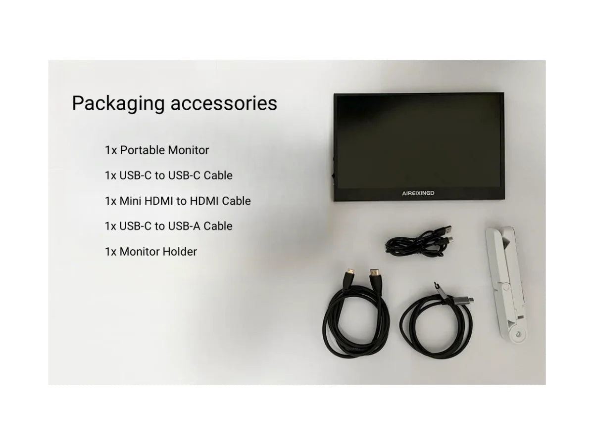 11.6 inch Portable monitor 1366X768 lcd display TFT gaming monitor for pc Raspberry Pi Laptop PS4 Xbox360 switch HDMI-Compatible Techelectronicx
