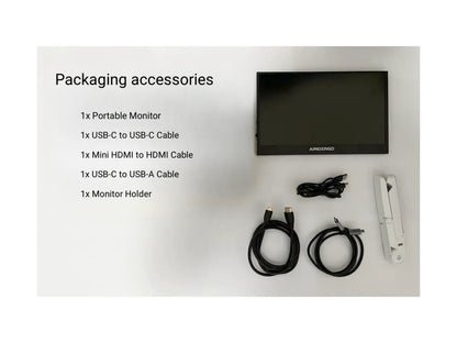 11.6 inch Portable monitor 1366X768 lcd display TFT gaming monitor for pc Raspberry Pi Laptop PS4 Xbox360 switch HDMI-Compatible Techelectronicx