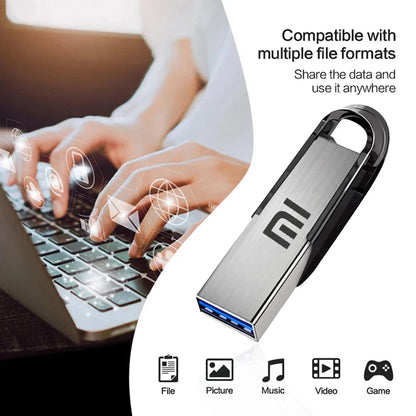 Xiaomi USB 3.2 Flash Drives 2TB Metal Pen Drive 1TB 512GB High Speed USB Drive 128GB For Computer Storage Devices Memoria U Disk Techelectronicx