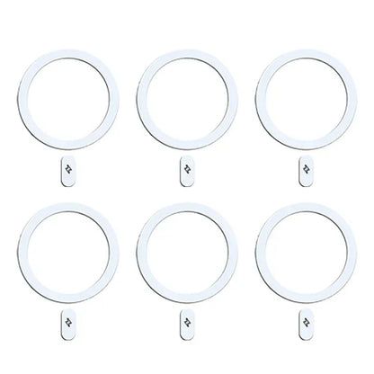 Magnetic Metal Plate Ring for Magsafe Wireless Charger Iron Sheet Sticker Magnet Cellphone Holder for IPhone 16 15 14 13 Pro Max Techelectronicx