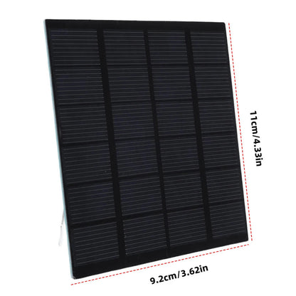 1.5W 6V Solar Panel Portable Solar Battery Charger Waterproof Mini Solar Charger Solar Charging Panel for Fans Outdoor Lamp Pump TechElect