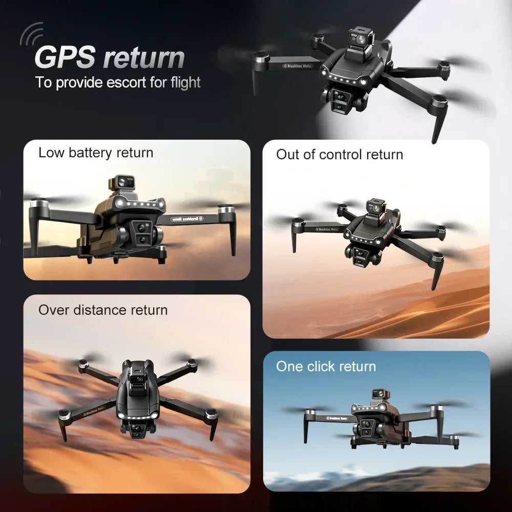 Xiaomi Mijia V198GPS MAX Drone 8K Professional Brushless Motor Laser Obstacle Avoidance Foldable Quadcopter Aerial Optical RCToy Techelectronicx