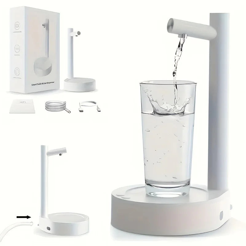 1 USB rechargeable smart desktop water pump, bucket type electric water dispenser, automatic small water pump, suitable for outd TechElect