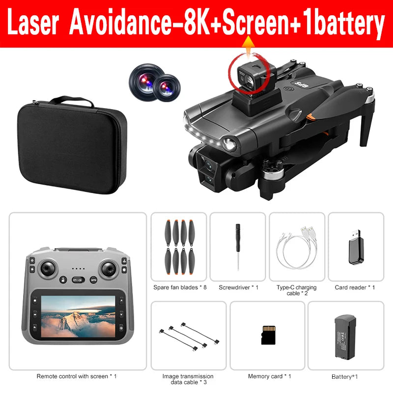 XIAOMI MIJIA V198 MAX GPS Drone New with 8k professional HD camera  WiFi/5G Brushless Foldable Quadcopter remote control Drone Techelectronicx
