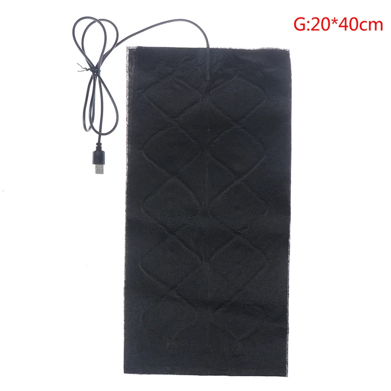1/2pcs   5V Winter Warm Gloves Usb Powered Heated Pads Hand Warmer Pads TechElect