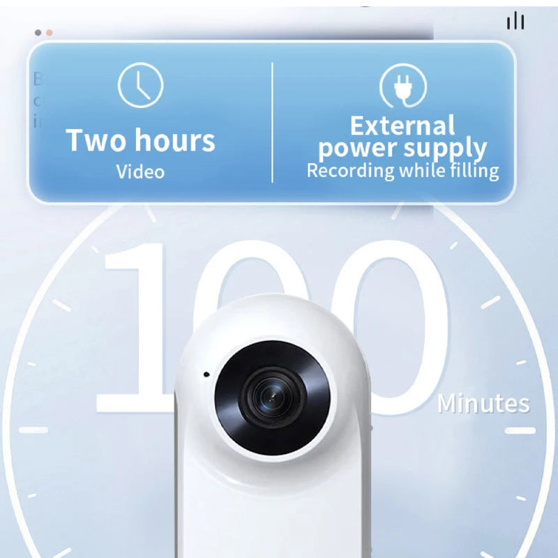 1080P Action Camera 1080P Portable Versatile Mount Anywhere for Travel Pets Ride Sport Vlog Mini Wireless Camera with Carry box Tech Electronics