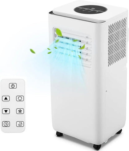 10,000 BTUPortable Air Conditione, Powerful Cooling Up To 450 Sq.Ft, 3-in-1 AC Unit Efficient Energy Saving, Ultra-Quiet, Remote Techelectronicx