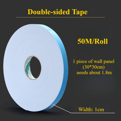 10pcs Diamond Design Decorated 3D Wallpanel, 30cmx30cm Matte White/Black, Diy Home Decoration Wallboard Techelectronicx