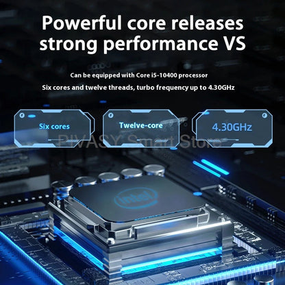 23.8 Inch New Ultra-Thin All-in-One Desktop PC FHD IPS 1920*1080 75Hz Convenient Support Wall-Mountable tv for Home Business TechElect