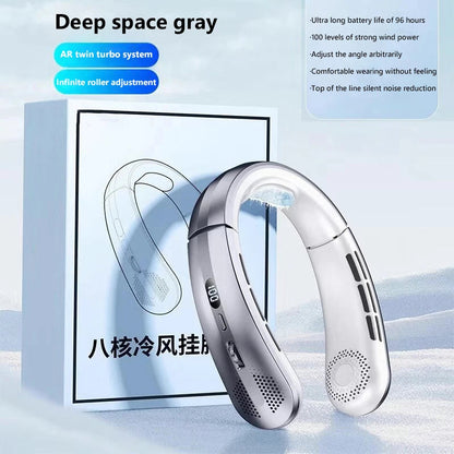 Xiaomi Portable Neck Fan MINI Electric Ventilador Silent Neckband Wearable Cooling FAN USB Rechargeable Neckband Air Cooler Techelectronicx