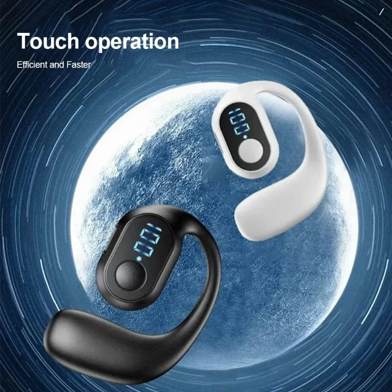 Bluetooth 5.3 Headphone TWS Wireless Ear Hook Earphone HiFi Stereo Noise Reduction Headset Waterproof Earbud for Huawi Xiami - TechElect