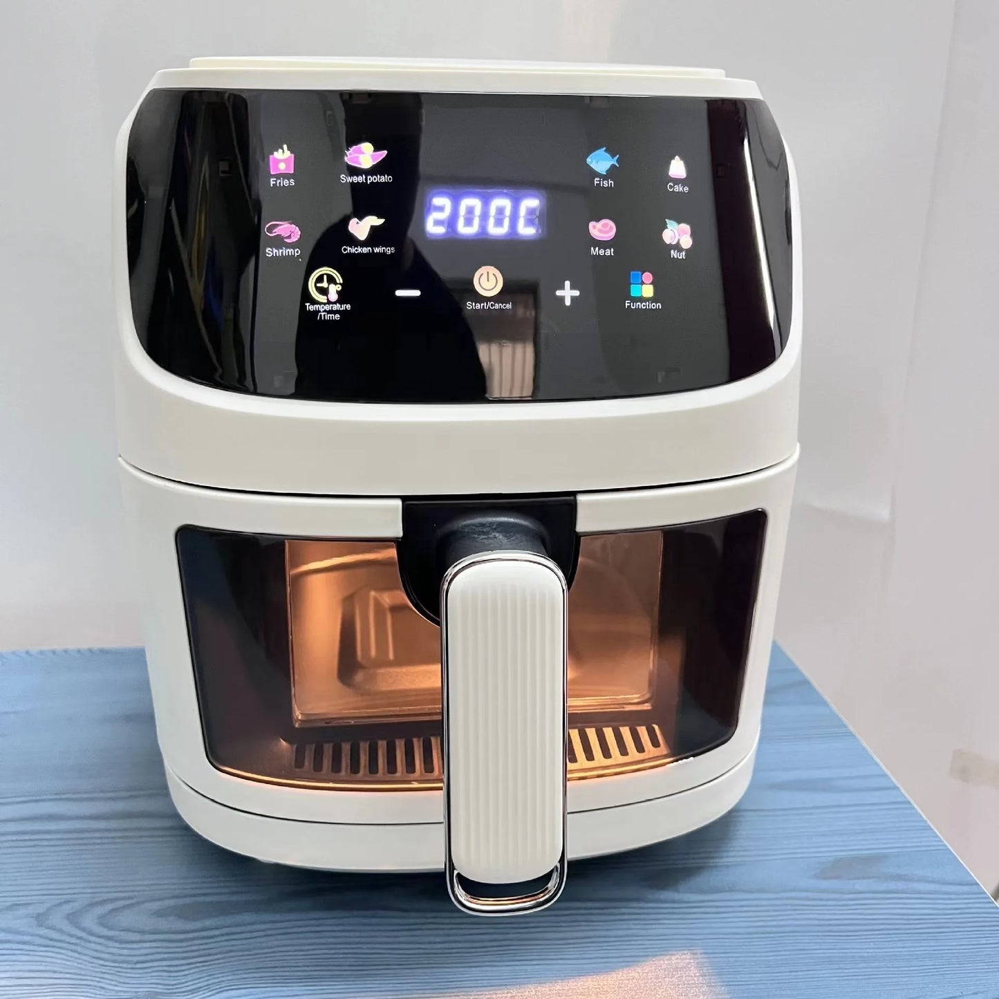 SilverCrest Airfryer Automatic Air Fryer Large Capacity Electric Fryer Chip Machine Smart Touch TechElect