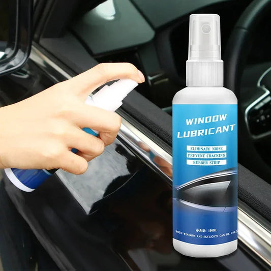 100ml Car Silicone Spray Lubricant Multi Surface Rubber Door Strip Softening Lubricant Vehicle Prevent Adhesion Lubricant Tools Techelectronicx
