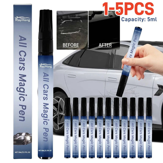 1-5pcs 5ml All Cars Magics Pen Car Scratch Remover Pen Waterproof Professional Repair Car Scratch Remover Repair Care Tools Techelectronicx