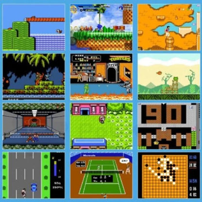Retro Portable Mini Handheld Video Game Console 8 Bit 3.0 Inch Color LCD Kids Color Game Player Built in 500 Games Techelectronicx