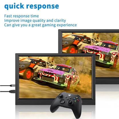 11.6 Inch Portable Monitor HDMI-Compatible Laptop second screen Gaming Extended Display For Switch/PS4/Xbox/Raspberry Pi Techelectronicx
