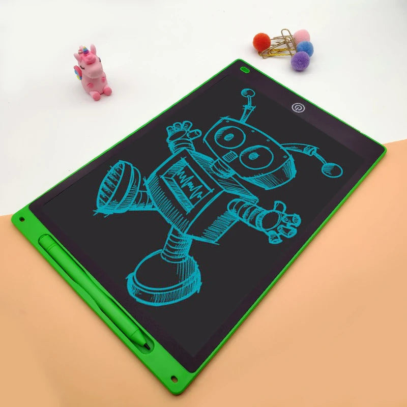 12 Inch Electronic Drawing Board(Brightness Increase By 20%), Writing Tablet For Kids, Colorful Screen Doodle Board Techelectronicx