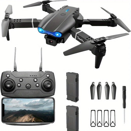 1080P HD Dual Camera E99Pro Drone & Altitude Hold, Beginner Friendly - Long Battery Life, USB Charging, Perfect Gift for Outdoor Techelectronicx
