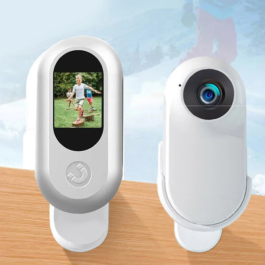 1080P Action Camera 1080P Portable Versatile Mount Anywhere for Travel Pets Ride Sport Vlog Mini Wireless Camera with Carry box Tech Electronics