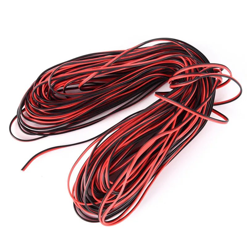 10m Extension Cable With 2pin 20 AWG For LED Strip Tape String Connect  Electrical Wire Techelectronicx