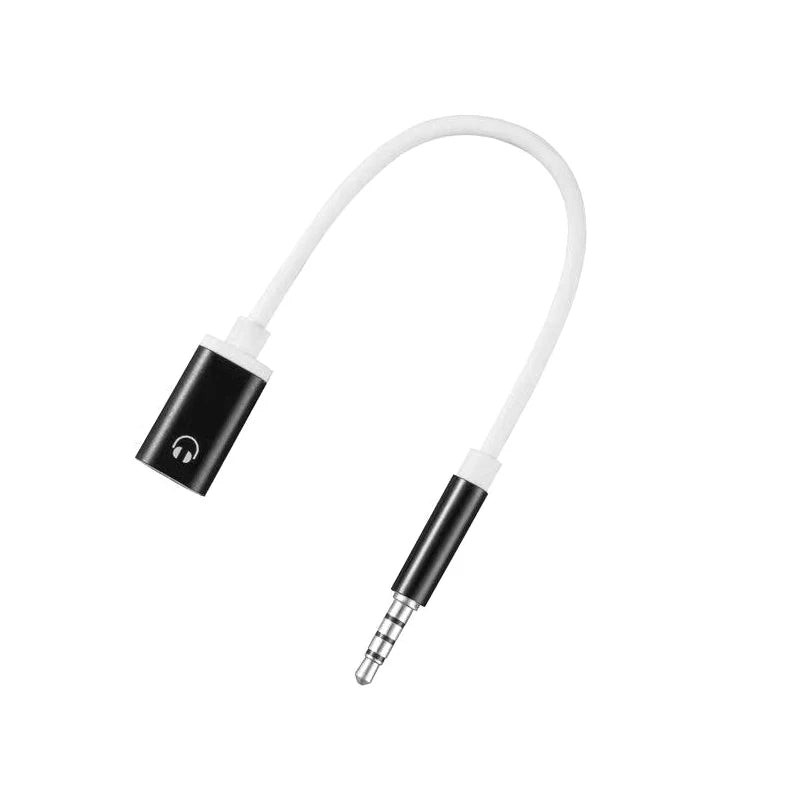 1 Pc 3.5mm Male To Type-C Female Headphone Aux Cable Converter Type-C To Flat Headphone Round Head Adapter Cable Techelectronicx