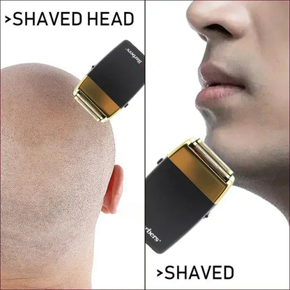 11000 RPM POP Barbers P620 Professional Electric Men's Beard Trimmer Double Foil Shaver Electric Shaver USB Hair Cutting Machine Techelectronicx