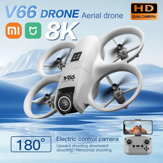 Xiaomi Mijia V66 Mini Drone Children's Toy 8K Profession HD Camera WiFi RC Height Freestyle Keep Helicopter Foldable Quadcopter Techelectronicx