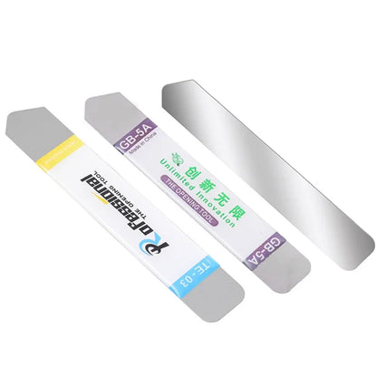 1-6Pcs Stainless Steel Blade Soft Thin Pry Spudger Cell Phone Tablet Screen Battery Opening Tools for Samsung iPhone iPad Opener Techelectronicx