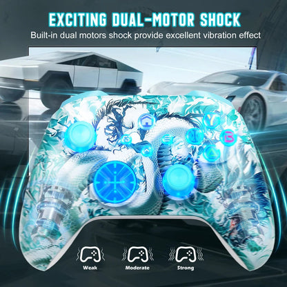 WIFI Control For XBOX One ,Series S/X Wireless Controller Dual Vibration Hall Effect 6-Axis Gyro FUNC RGB Gamepad Accessories Techelectronicx