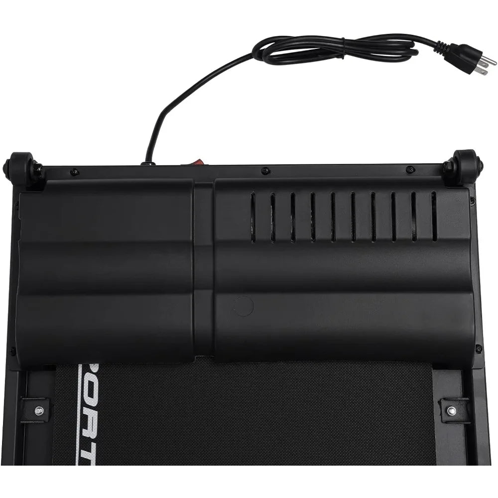 1.0 HP Under Desk Electric Treadmill Portable Smart Safety Running Devicewith Blue Tooth Speaker Remote Control LED Display TechElect