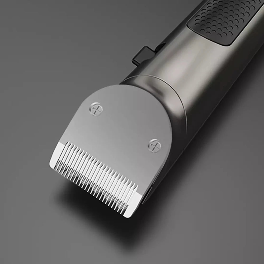 Youpin RIWA Hair Clipper Professional Electric Trimmer For Men With LED Screen Washable Rechargeable Men Strong Power Steel Head Techtronicx