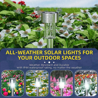10Pack Solar Outdoor Lights Garden Lantern Solar Powered Lamp Waterproof Landscape Lighting Pathway Yard Lawn Garden Decoration Techelectronicx