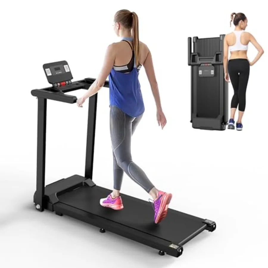 Foldable Treadmill for Home 2.5HP Quiet Brushless Motor 300 LB Capacity Smart Fitshow App Control Small Treadmills for Small Sp TechElect