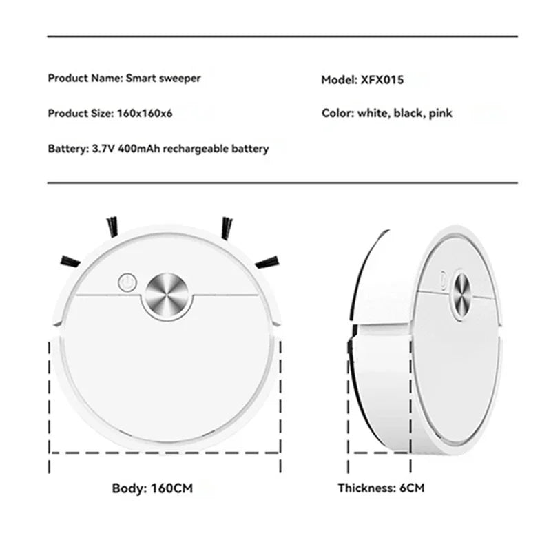 Xiaomi MIJIA 3 in 1 Smart Sweeping Robot Vacuum Cleaner 4000Pa Strong Suction Easy To Use For Hard Floors Pet Hair Carpets New Techelectronicx