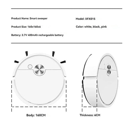 Xiaomi MIJIA 3 in 1 Smart Sweeping Robot Vacuum Cleaner 4000Pa Strong Suction Easy To Use For Hard Floors Pet Hair Carpets New Techelectronicx