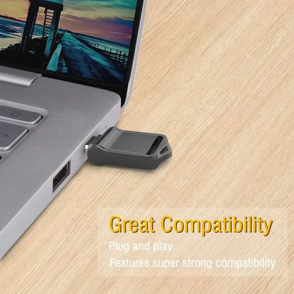 Xiaomi Mini 2TB Flash Drive USB 3.0 Fast Type C Pen Drive Memory Stick High Speed Data 512GB For Computers Phone PC Fast U Disk Techelectronicx