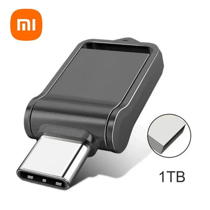 Xiaomi USB 3.2 2TB Flash Drive High Speed Type-C Interface Dual-Use Flash Memory 512GB 1TB Stick For Phone Windows 11 Computer Techelectronicx