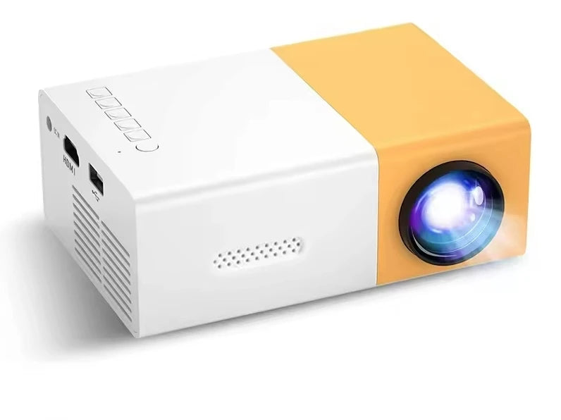 YG300 Portable Mini Movie Projector Suitable For Outdoor Camping/ Drive-in/ Home Theater Projectors With 30000 Hours Long Life TechElect