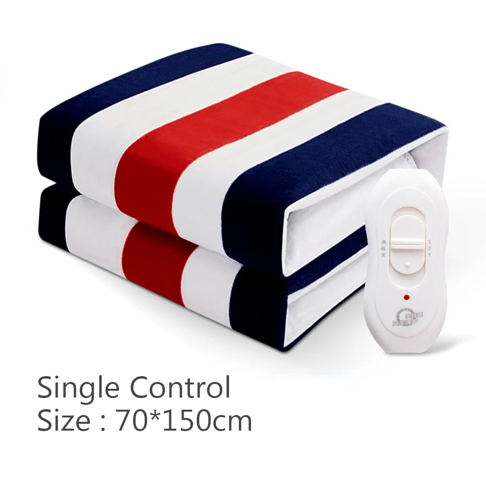 110V 220V Electric Blanket Thicker Heaters Home Bed Sheet Thermal Mat Heating Mattress Winter Thermostat Double Body Warmer Pads TechElect