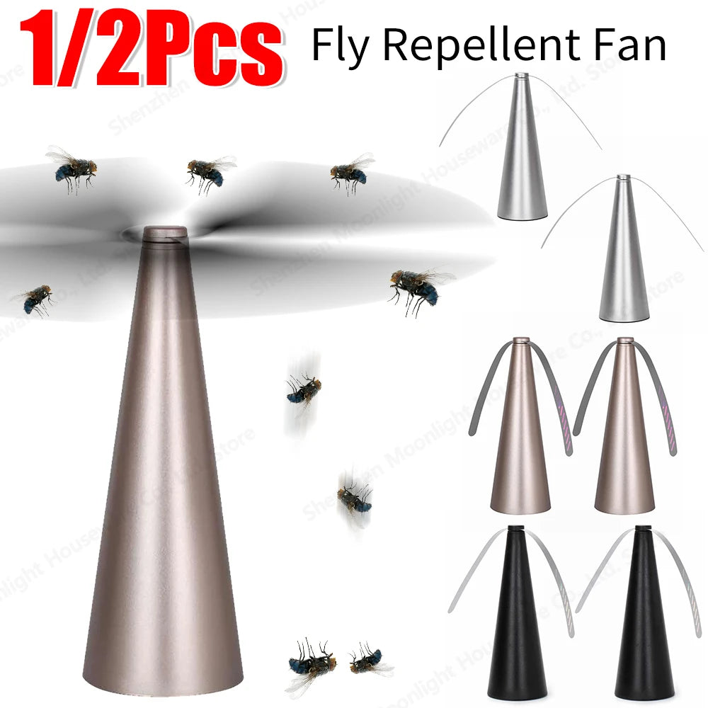 1/2pcs Mosquito Repellent Fan USB Or AA Battery Powered Fly Repeller Table Fan Portable Pest Control for Camping Picnic Party TechElect