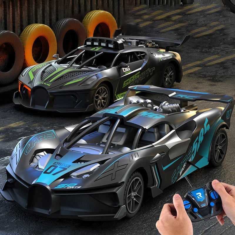 1/18 Rc Car High Speed Drift Sport Cars Remote Control Vehicle Sports Racing Car Toy Model Children Toys for Boys Birthday Gifts Techelectronicx