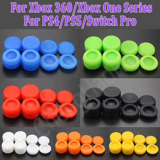 1 Set  Analog Thumb Stick Grip Cap For PS5 PS4 Xbox360 Controller Silicone Height Joystick Cover Thumb sticks Game Accessories Techelectronicx