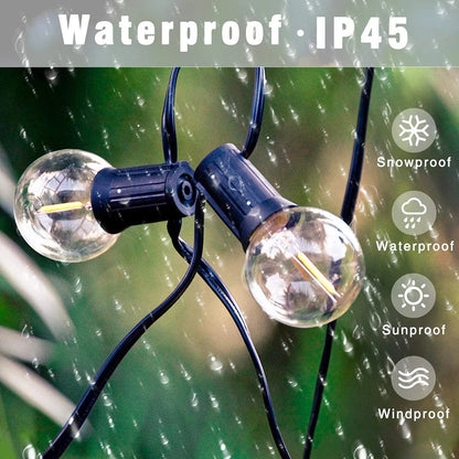 110V/220V Outdoor String Lights LED G40 Festoon Fairy Patio Garland Lamp Wedding Street Camping Garden Party Decoration Lights Techelectronicx