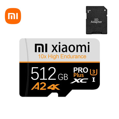 Xiaomi 2TB 1TB Micro Memory Card Class10 A2 Micro TF SD Card 128GB 512GB Cartao De Memoria SD Card For Camera Nintendo Switch PC Techelectronicx